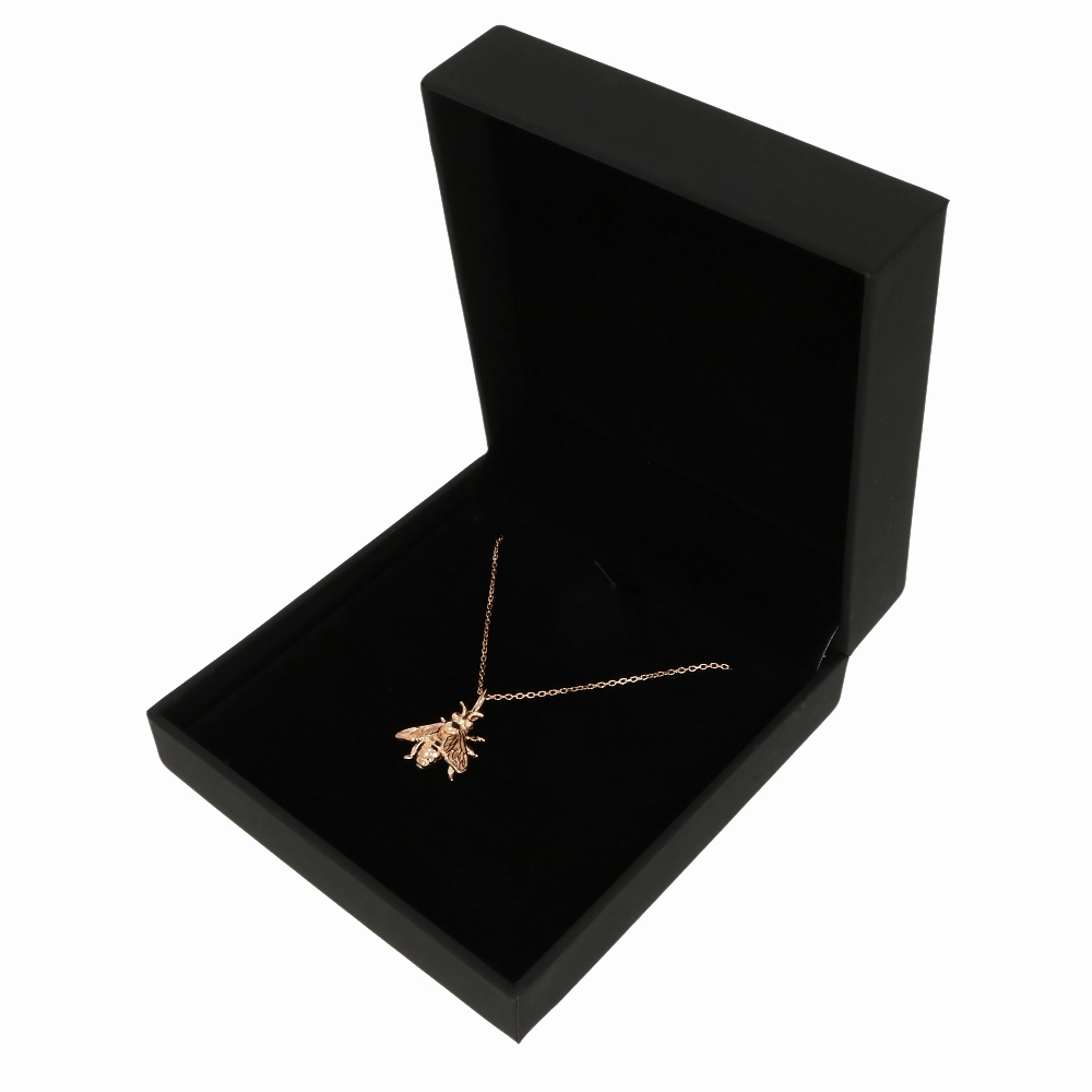 Rose Gold Plated Ladies Honey Bee Pendant and Chain