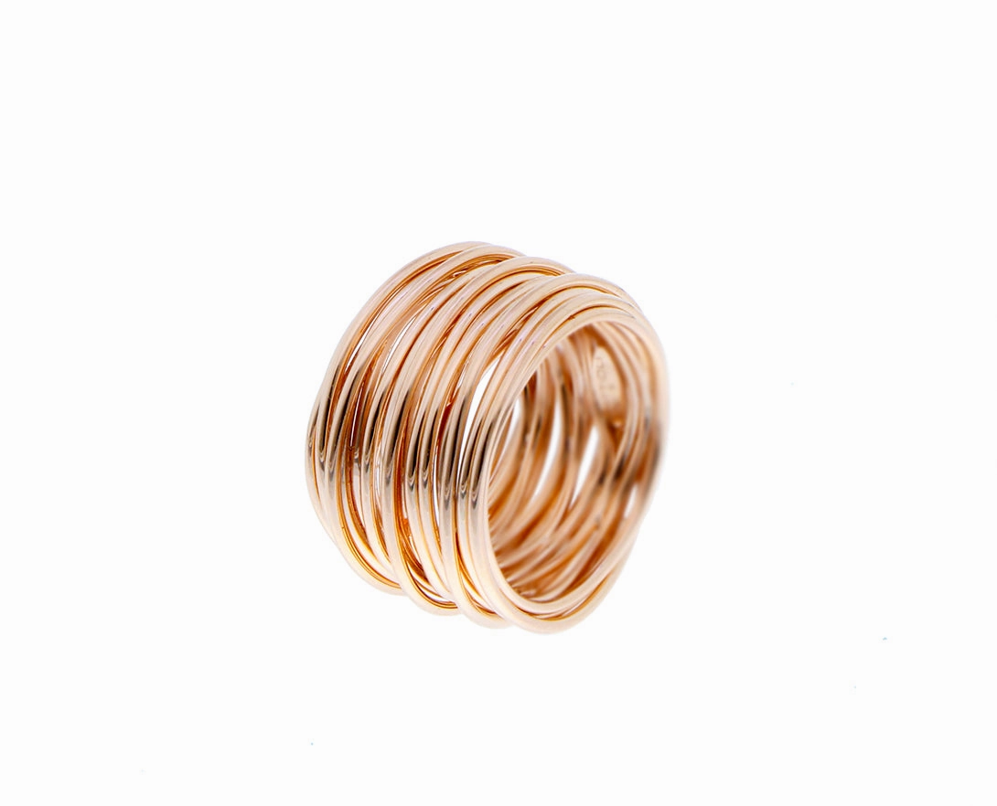 Rose gold ring