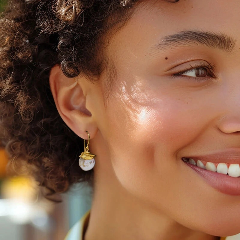 Ross-Simons Coin Pearl Earrings