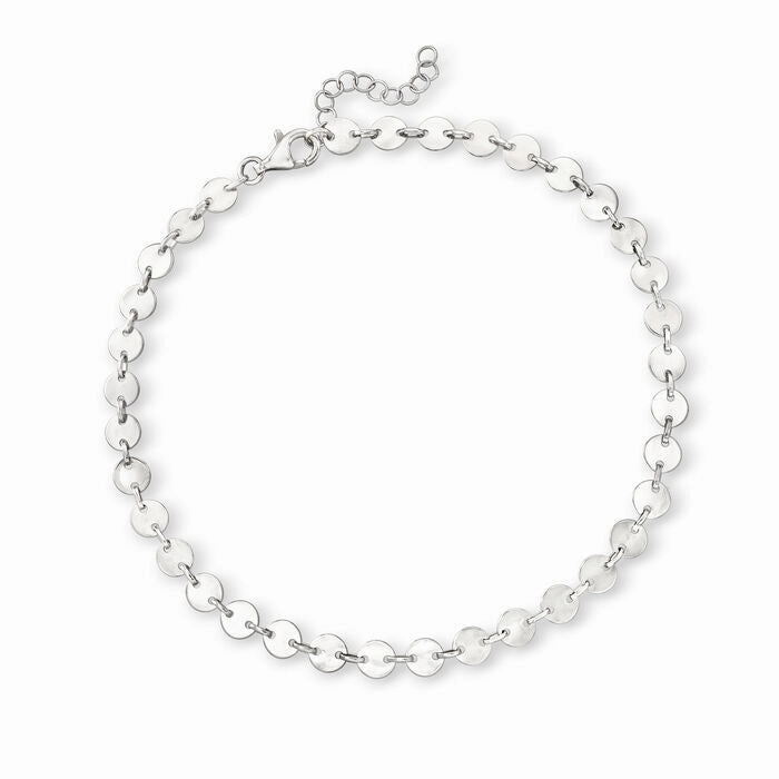 Ross-Simons Set of 3 Sterling Silver Anklets