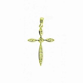 S Kashi & Sons Crosses Necklace P2202YG