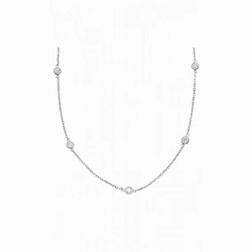 S Kashi & Sons Diamond By The Yard Necklace  N1077-2.7MWG