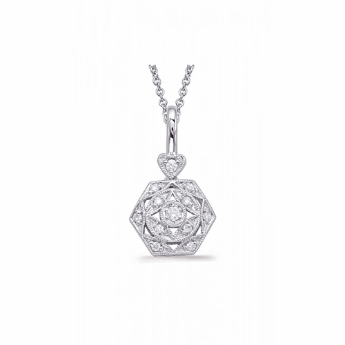 S Kashi & Sons Fashion Diamond Pendant P3294WG