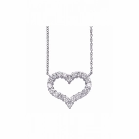 S Kashi & Sons Hearts Necklace N1204WG