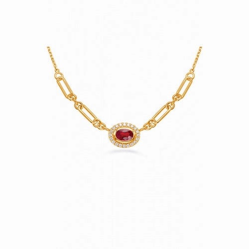 S. Kashi & Sons Ruby Necklace N1319-RYG