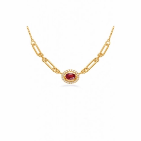 S. Kashi & Sons Ruby Necklace N1319-RYG