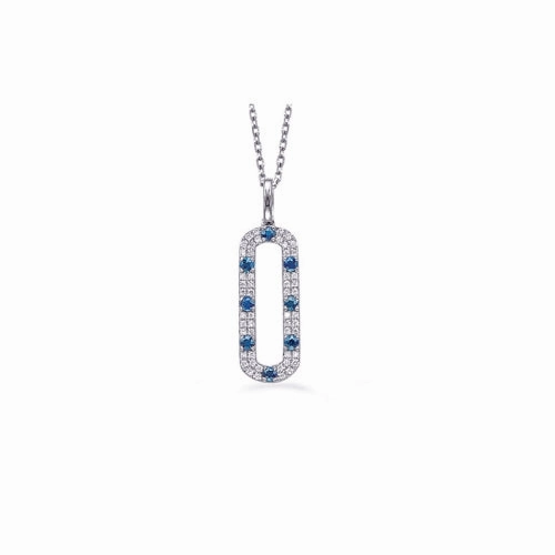 S. Kashi & Sons Sapphire Necklace N1316-SWG