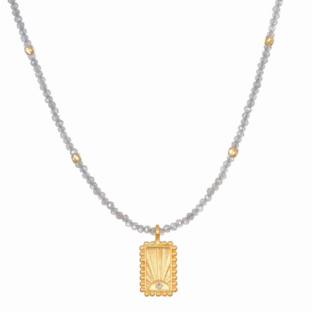 Satya Awaken Imagination Sunrise Labradorite Necklace