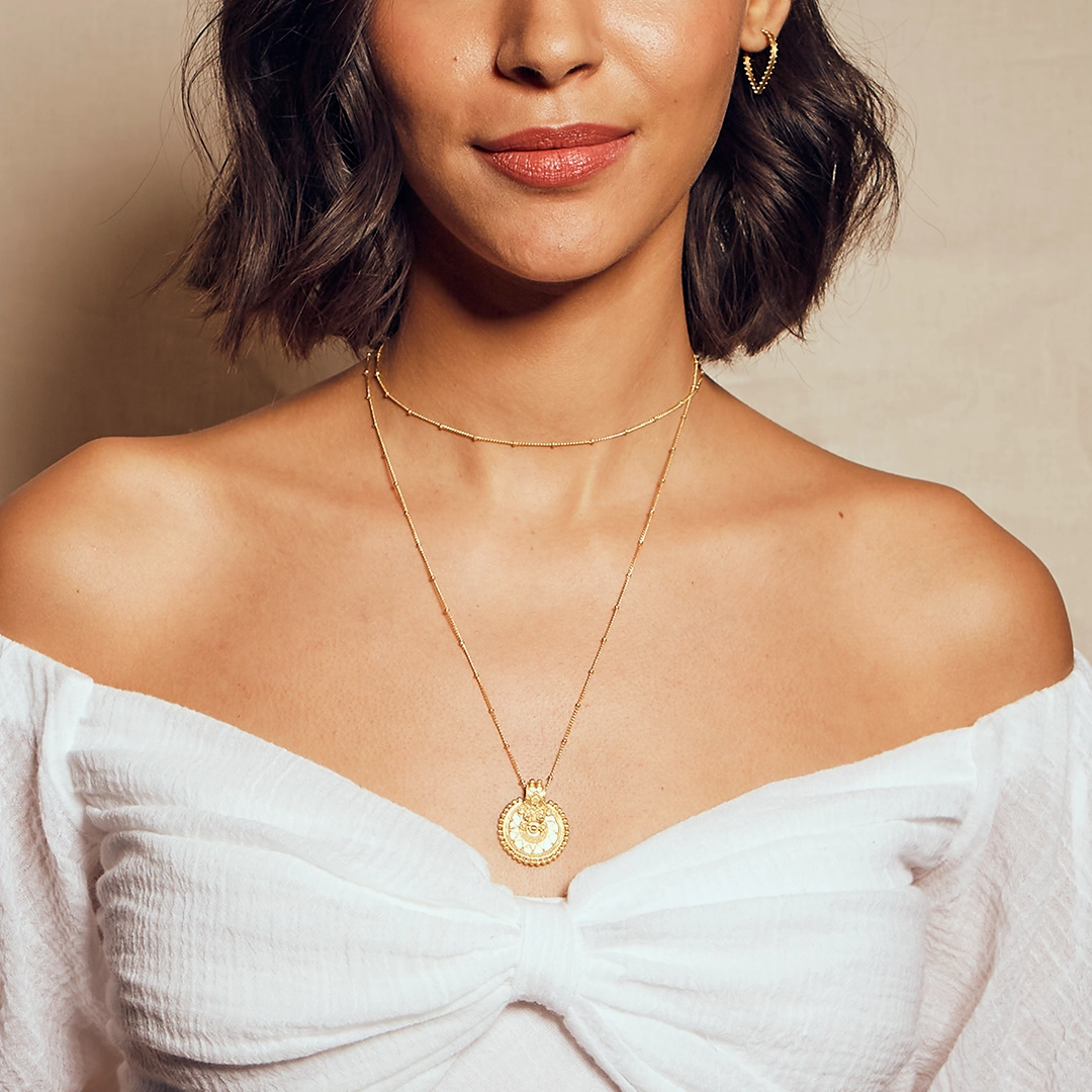 Satya Gold Mandala Necklace