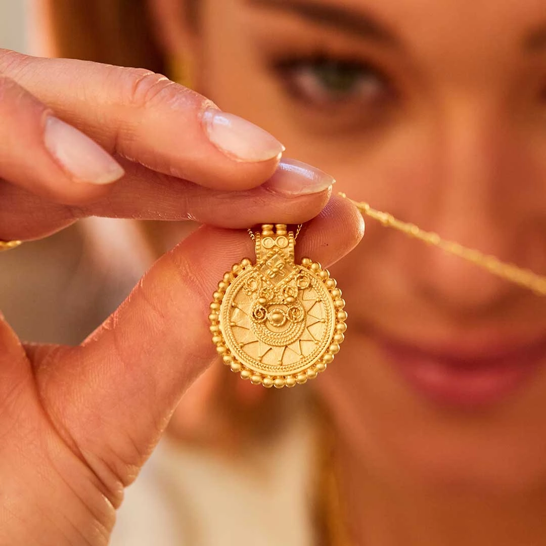 Satya Gold Mandala Necklace