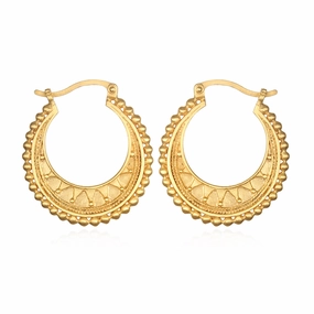 Satya Interwoven Gold Hoop Earrings