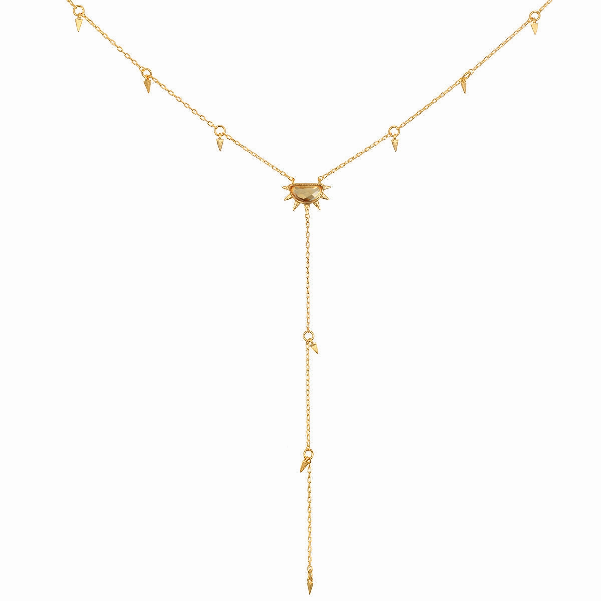 Satya Light of Day Gold Lariat Necklace