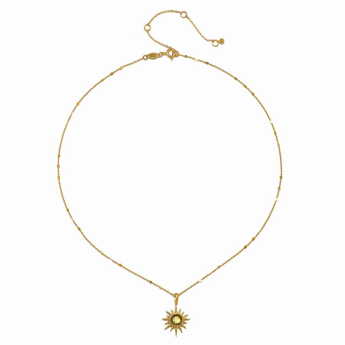 Satya North Star Labradorite Starburst Necklace