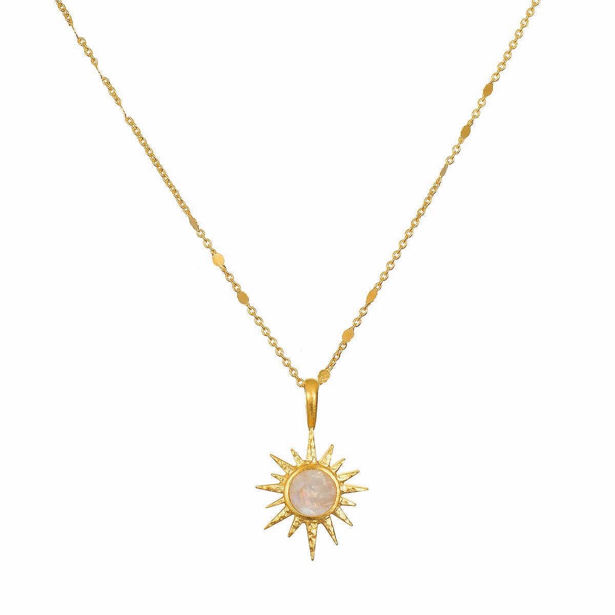 Satya North Star Moonstone Starburst Necklace