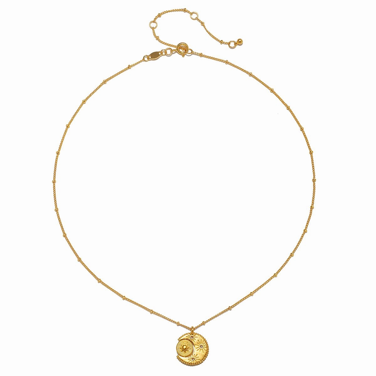 Satya Sacred Realm Spinning Pendant Celestial Necklace