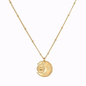 Satya Sacred Realm Spinning Pendant Celestial Necklace