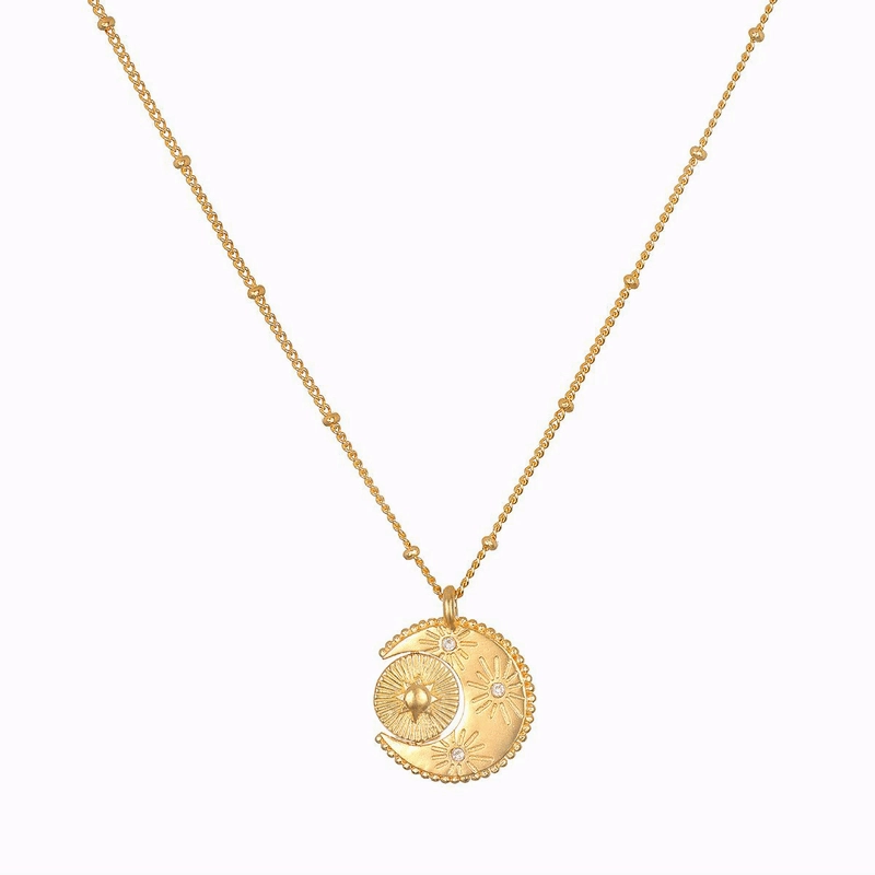 Satya Sacred Realm Spinning Pendant Celestial Necklace