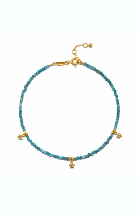 Satya Walk Confidently Blue Opal Anklet