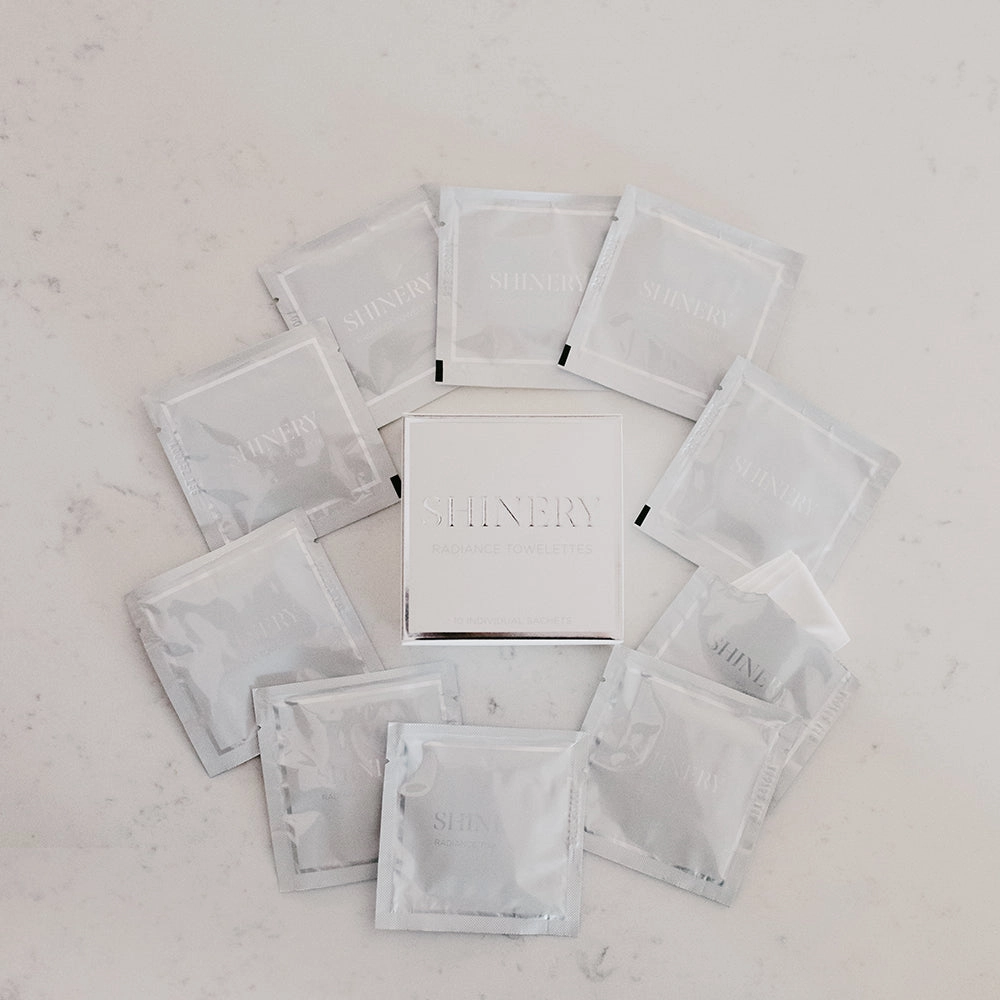Shinery Set of 2 Radiance Towelettes-Luxury Jewelry Wipes