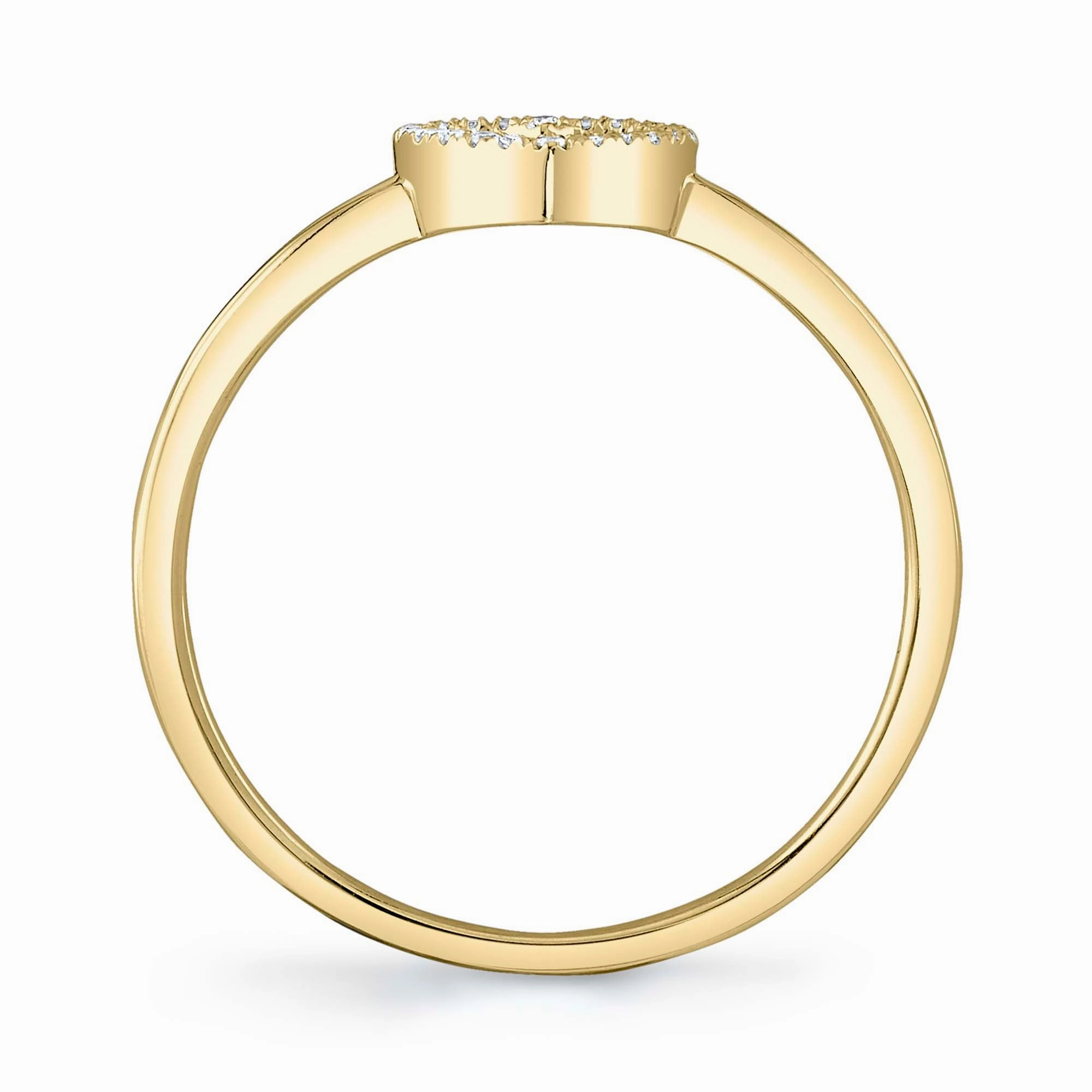 Shy Creation 0.04Ct Diamond Heart Ring SC22005659