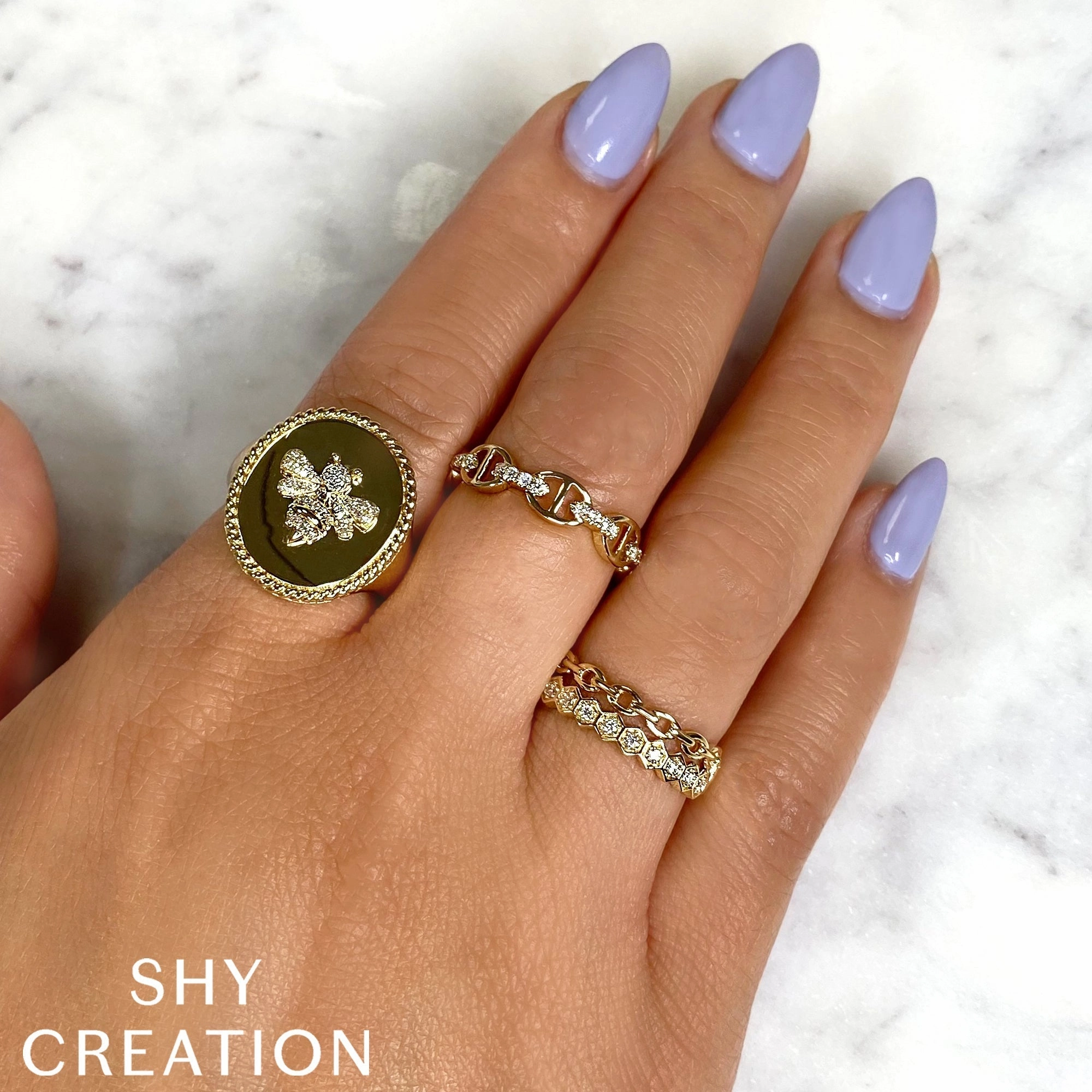 Shy Creation 0.16Ct Diamond Ring SC55024152