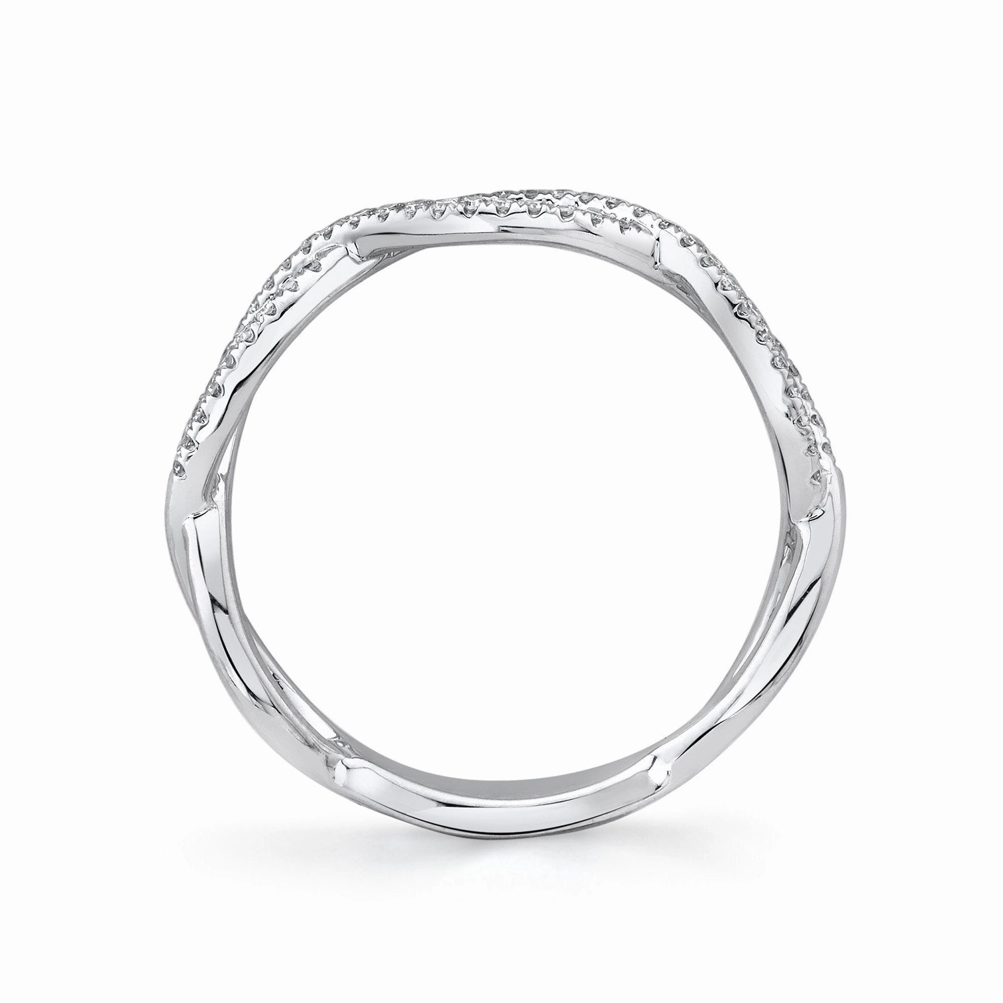 Shy Creation 0.19Ct Diamond Infinity Ring SC55004454