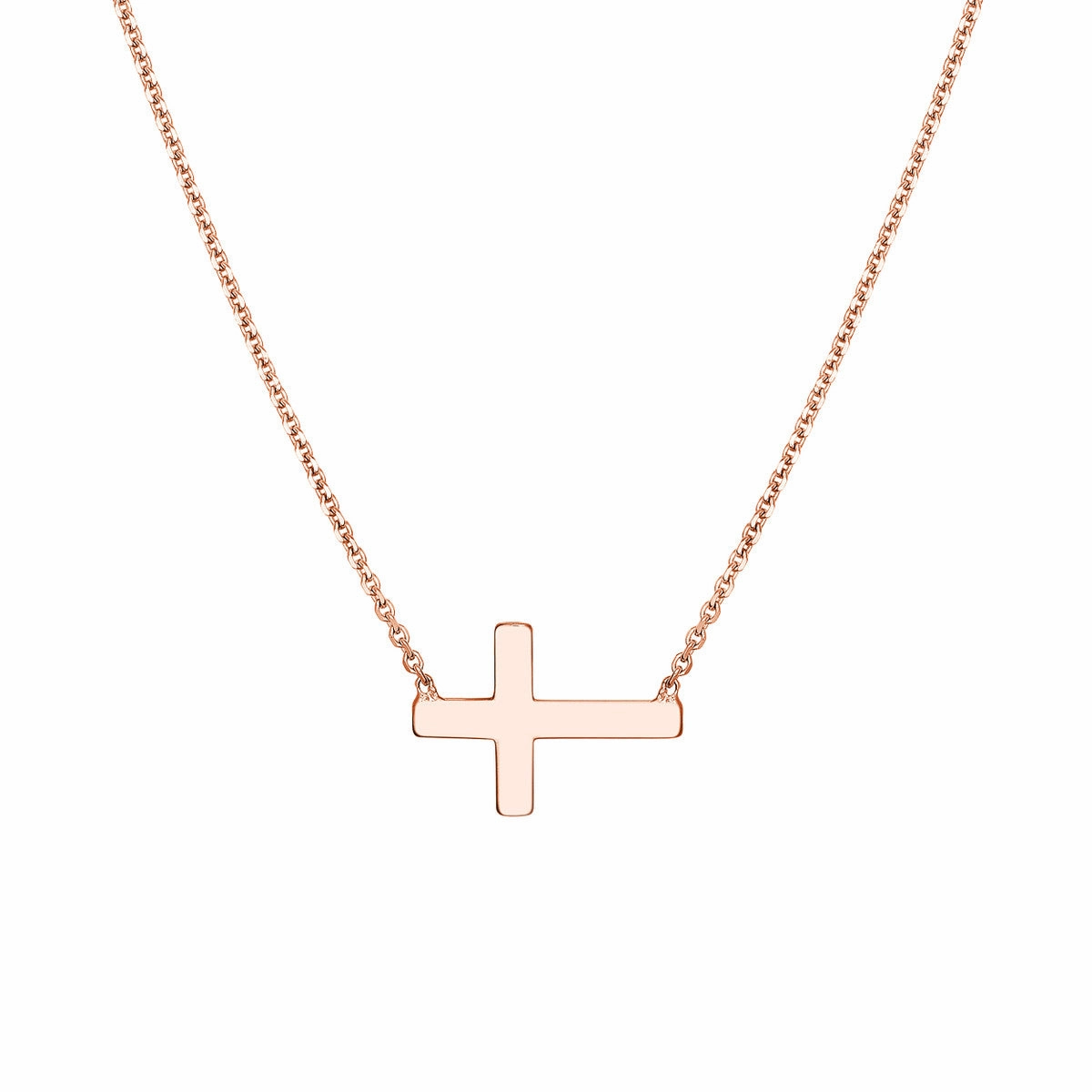 Sideways Gold Cross 4690132