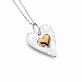 Silver Origins Forever Love Heart Pendant with Chain