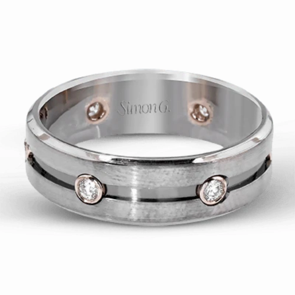 Simon G. 14k Gold Men's Wedding Band