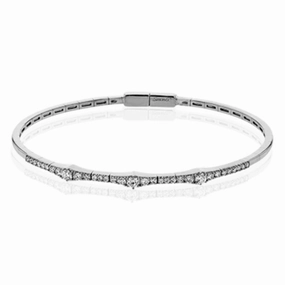 Simon G. 18k Diamond Bangle Bracelet