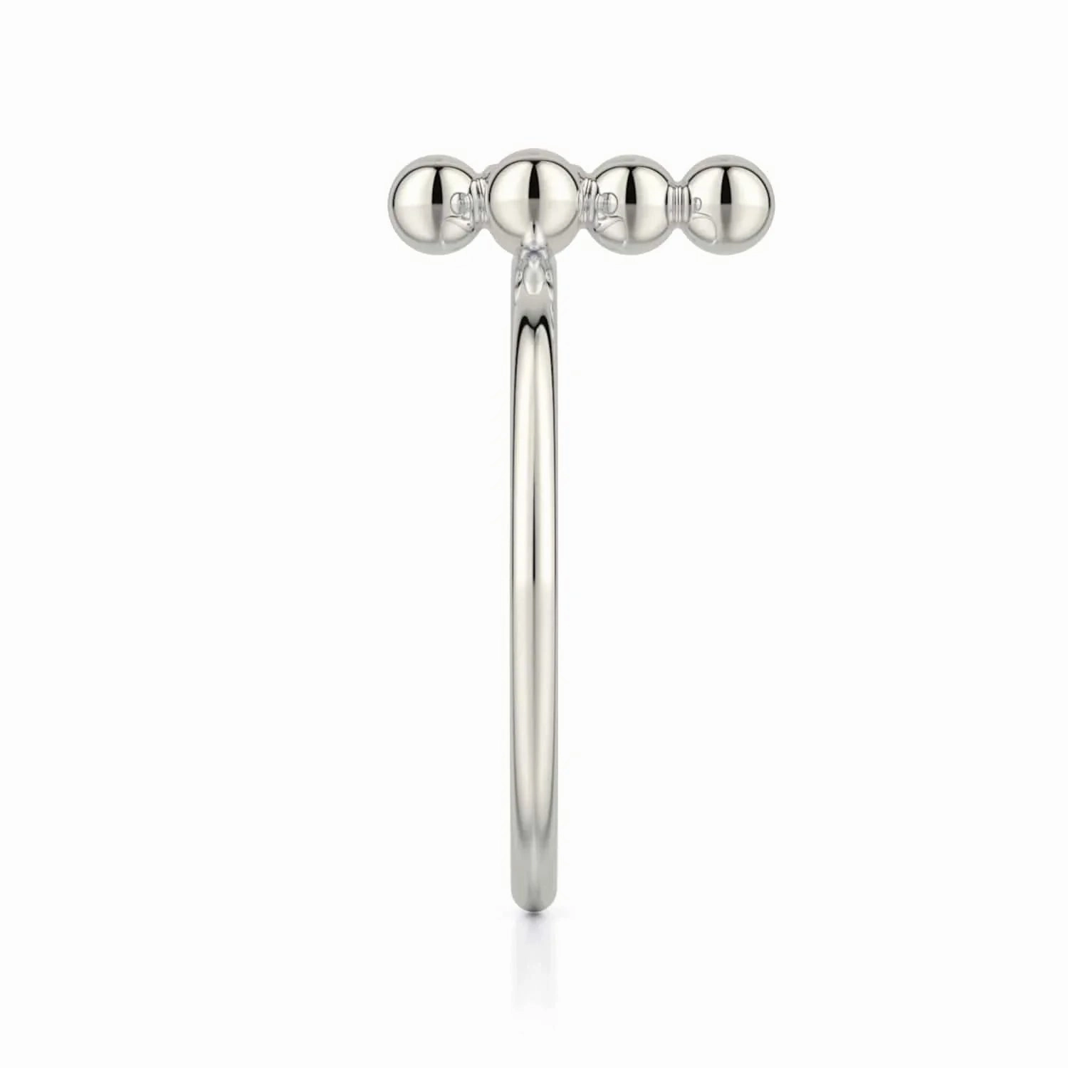Single Diamond Cross Ring F329-YG4