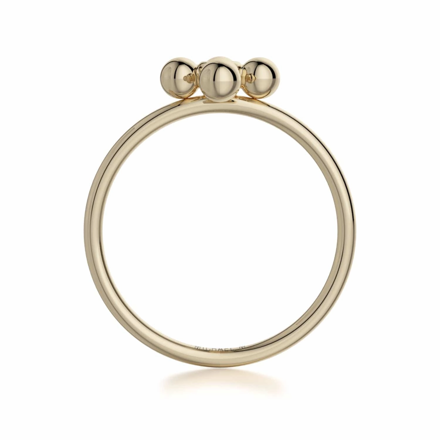 Single Diamond Cross Ring F329-YG4