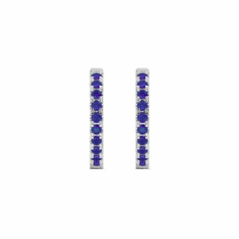 Smyth Jewelers 14k Gold Birthstone Hoop Earrings