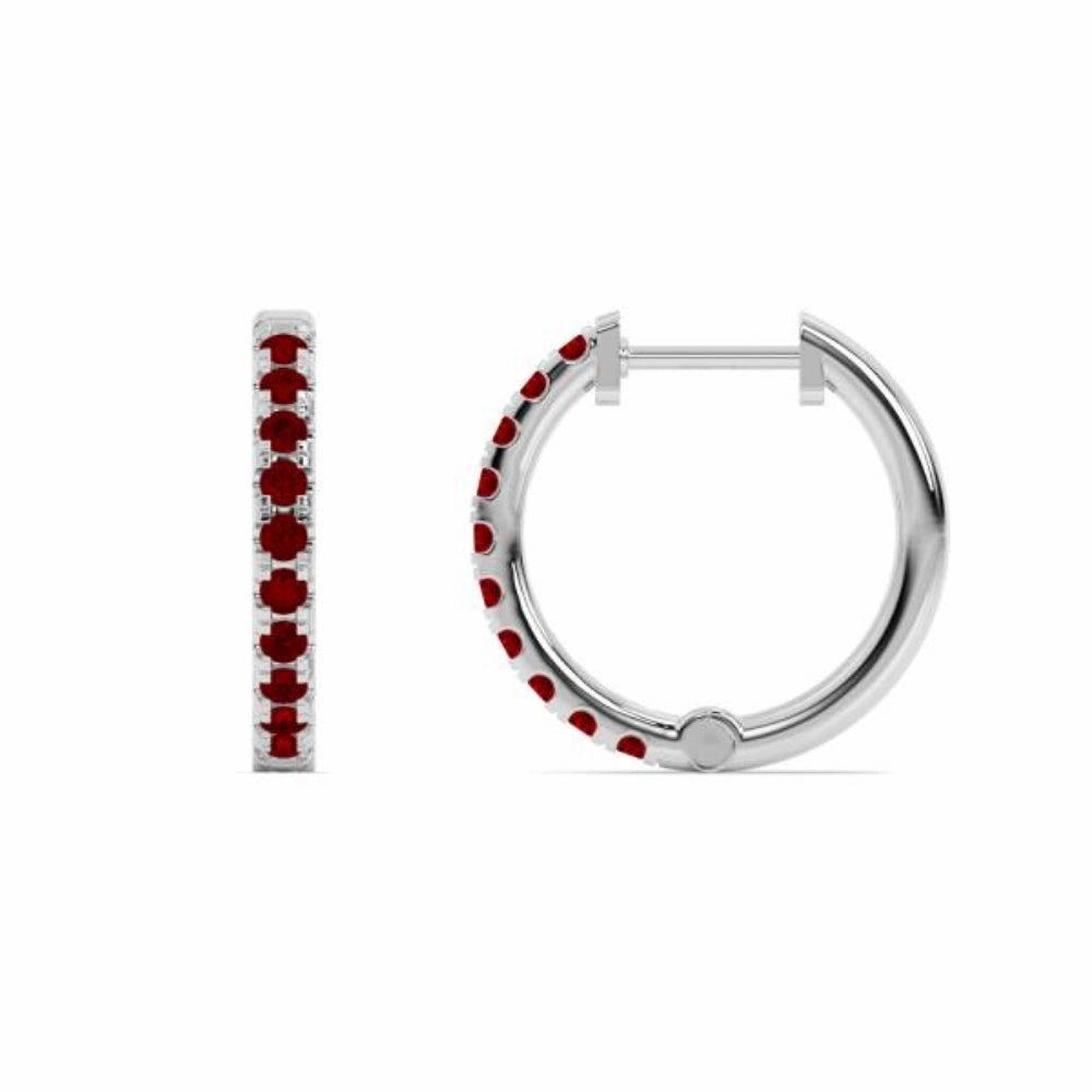 Smyth Jewelers 14k Gold Birthstone Hoop Earrings