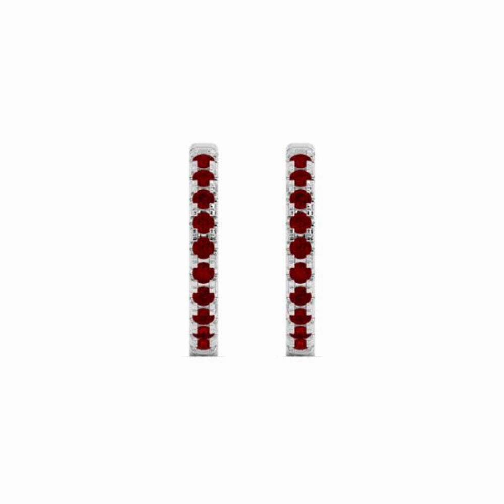 Smyth Jewelers 14k Gold Birthstone Hoop Earrings