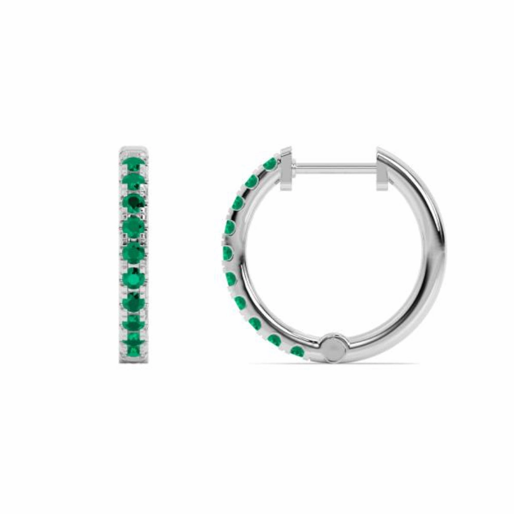 Smyth Jewelers 14k Gold Birthstone Hoop Earrings
