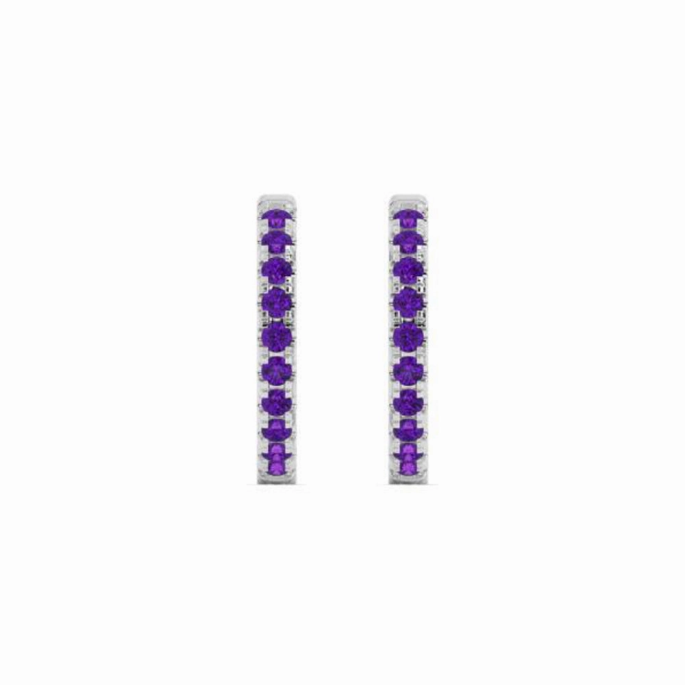 Smyth Jewelers 14k Gold Birthstone Hoop Earrings