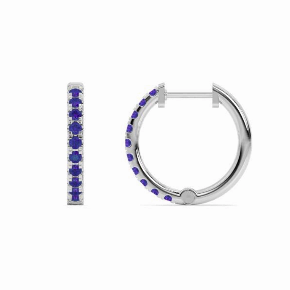 Smyth Jewelers 14k Gold Birthstone Hoop Earrings