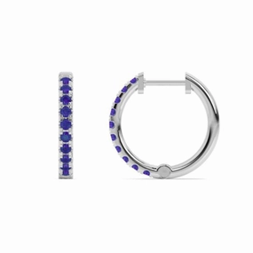 Smyth Jewelers 14k Gold Birthstone Hoop Earrings