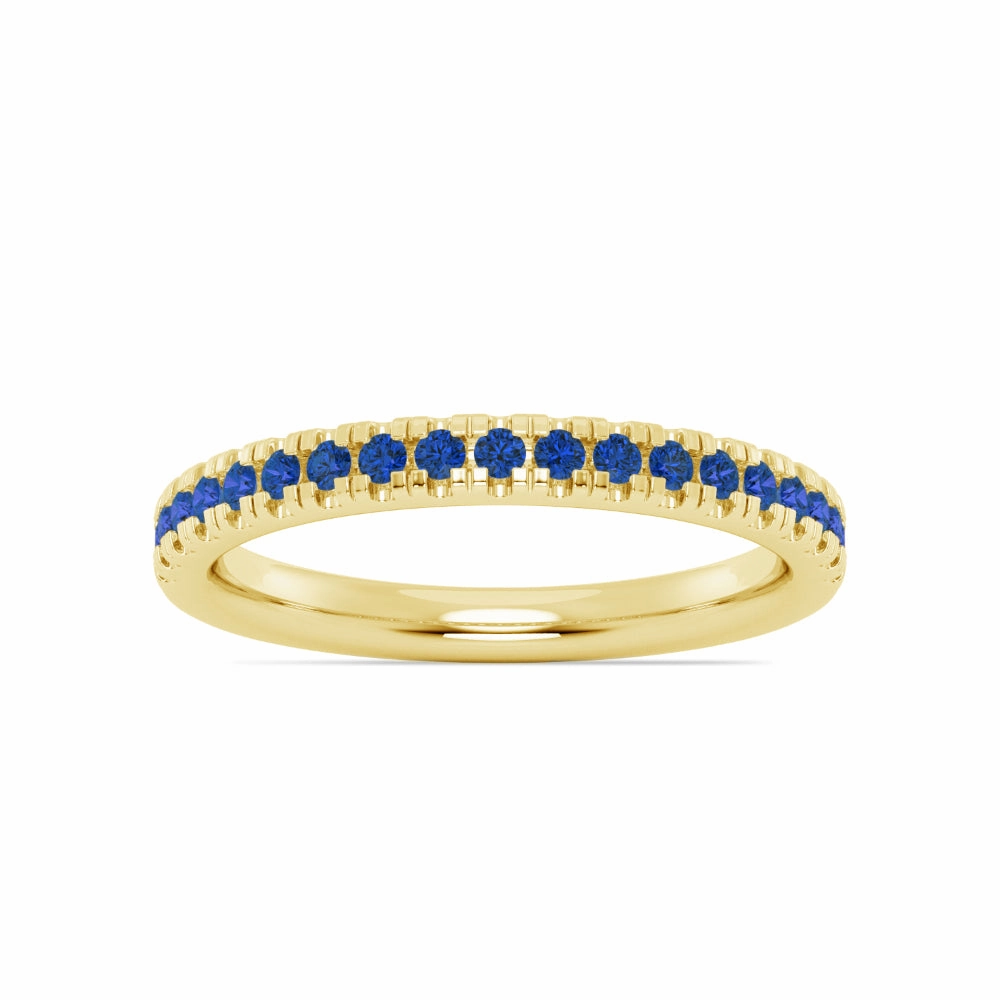Smyth Jewelers Stackable Pav Blue Sapphire Ring