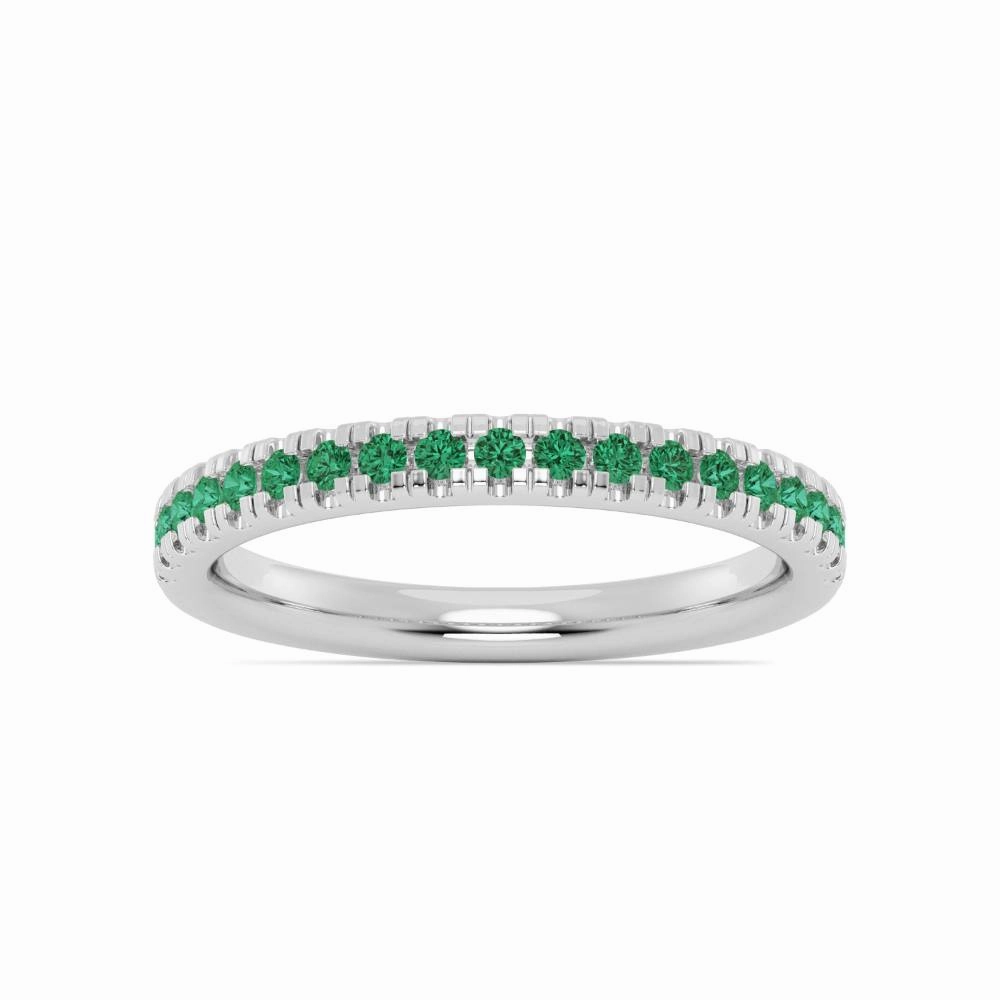 Smyth Jewelers Stackable Pav Emerald Ring