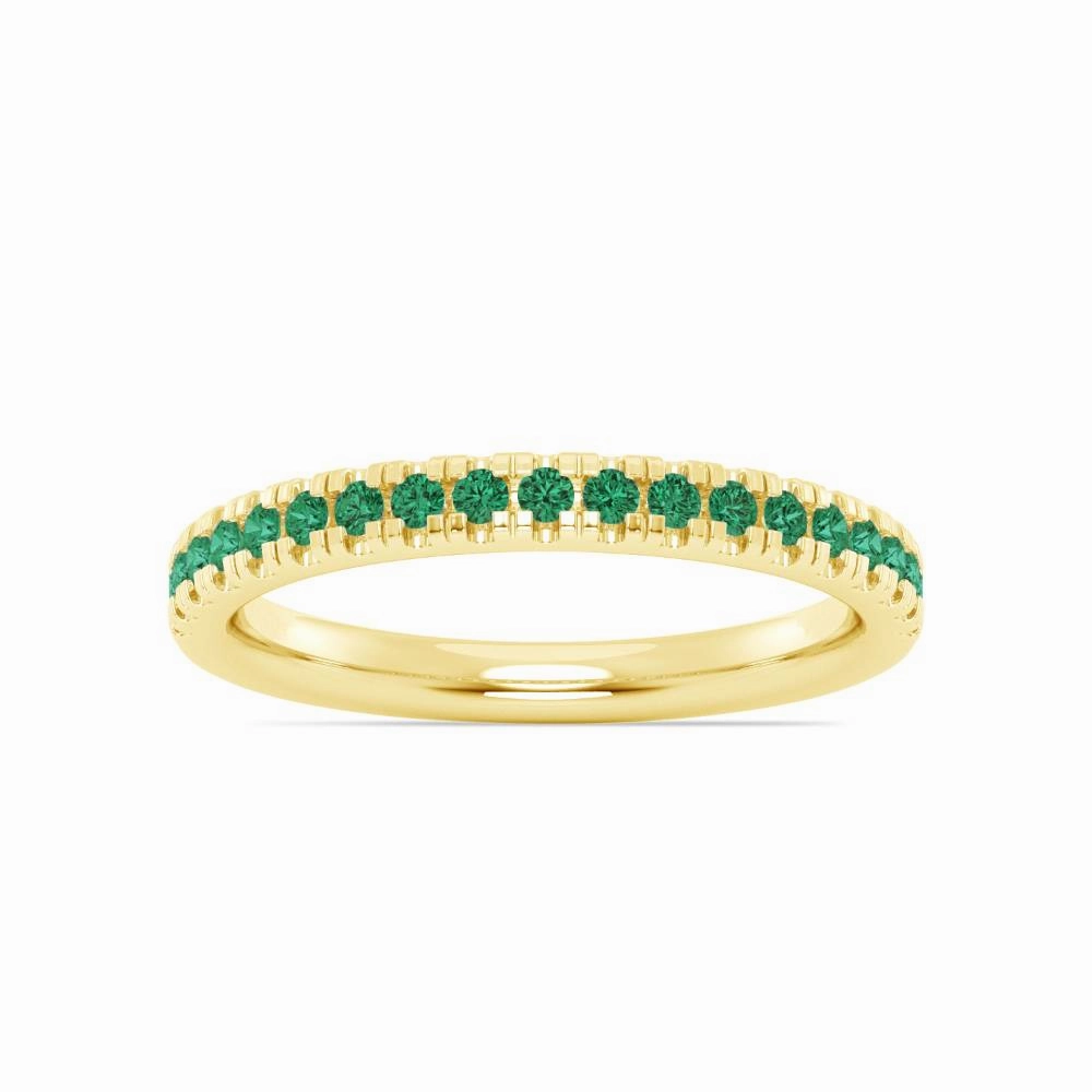 Smyth Jewelers Stackable Pav Emerald Ring