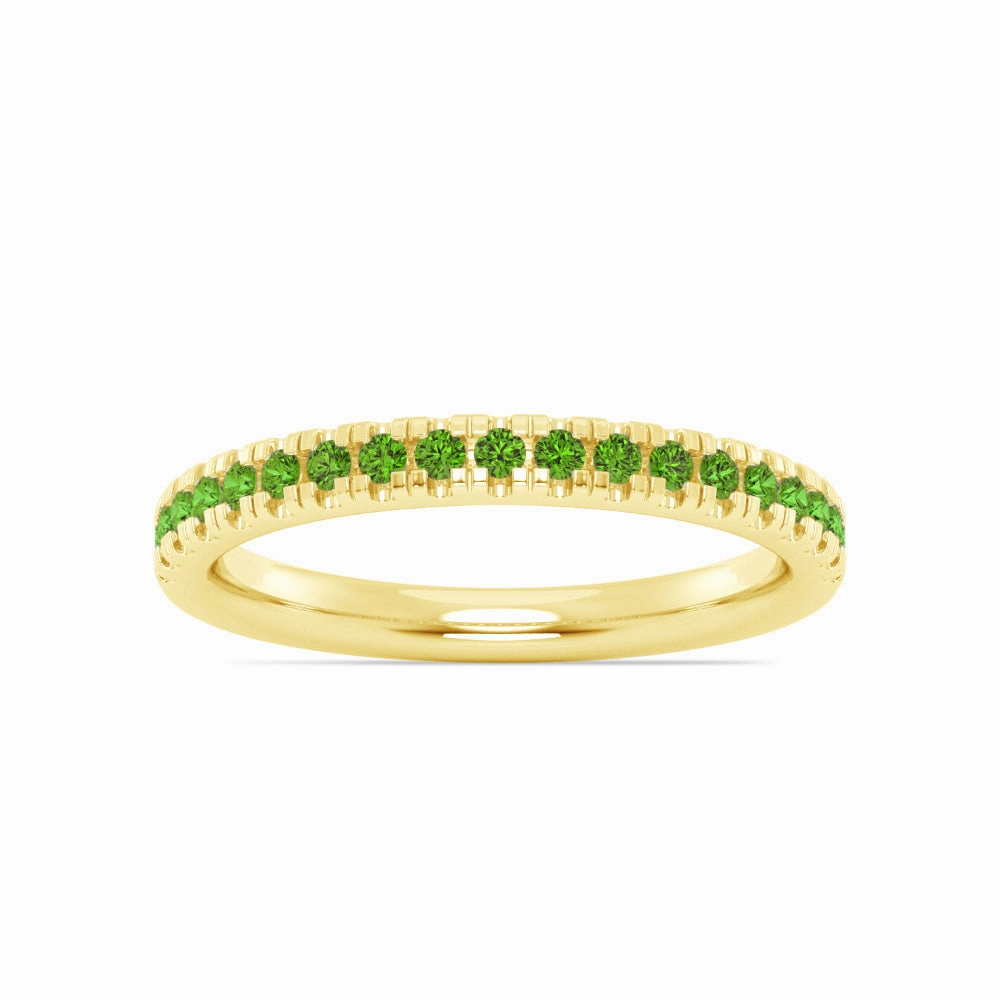 Smyth Jewelers Stackable Pav Peridot Ring