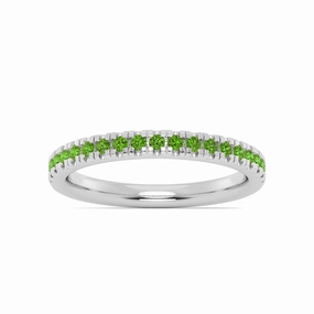 Smyth Jewelers Stackable Pav Peridot Ring