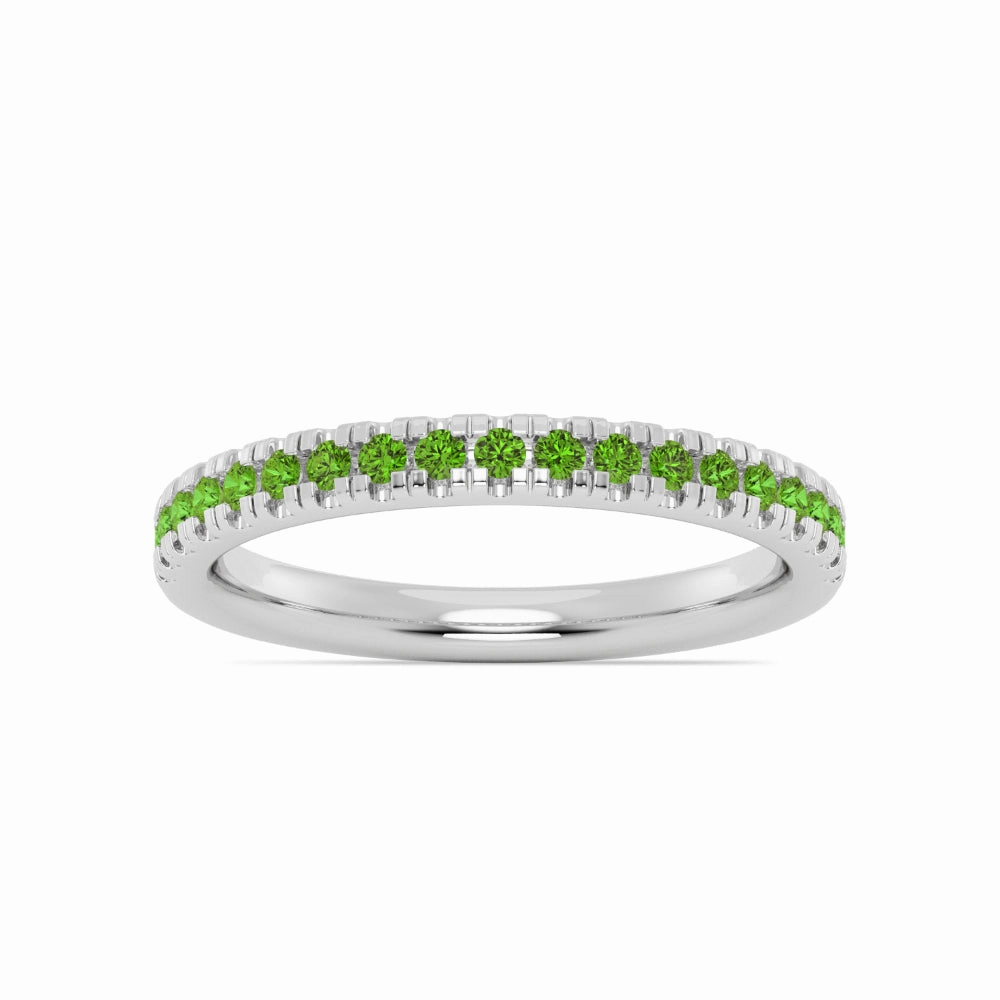 Smyth Jewelers Stackable Pav Peridot Ring
