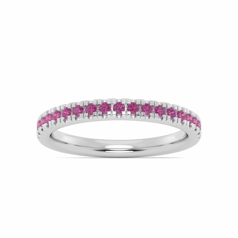 Smyth Jewelers Stackable Pav Pink Tourmaline Ring