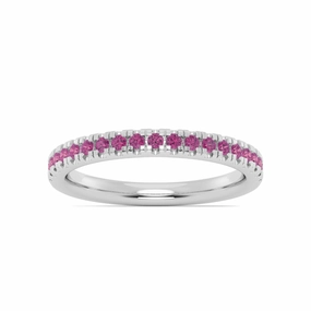 Smyth Jewelers Stackable Pav Pink Tourmaline Ring