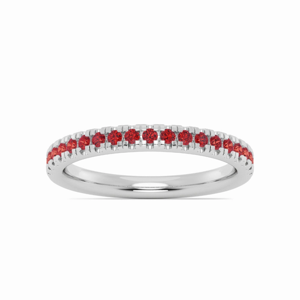 Smyth Jewelers Stackable Pav Ruby Ring