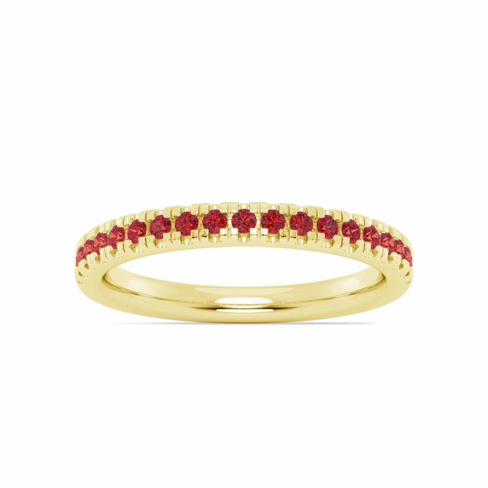 Smyth Jewelers Stackable Pav Ruby Ring