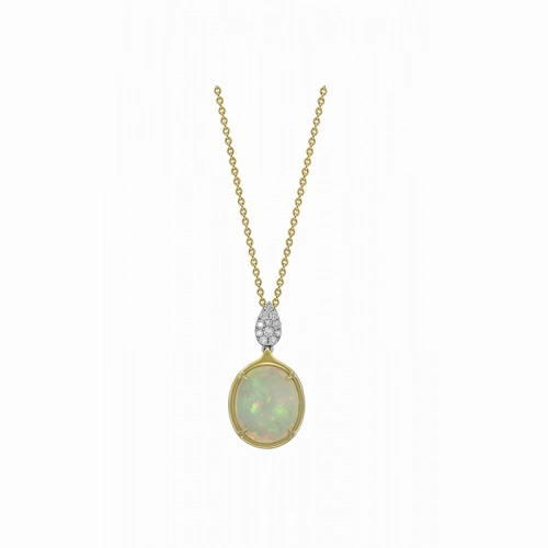 Spark Creations One Of A Kind Necklace P 6337-OPAL